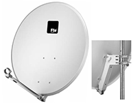 antena parabólica para instalaciones de antenas