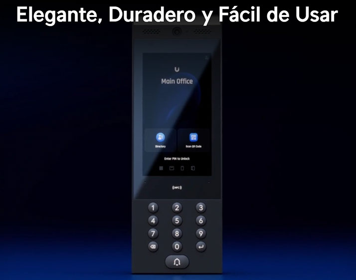 placa de videoportero ubiquito access intercom