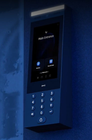 Detalle videoportero ubiquiti access intercom