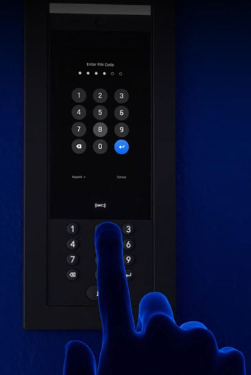 Detalle videoportero ubiquiti access intercom