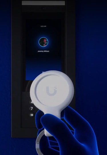 Detalle videoportero ubiquiti access intercom