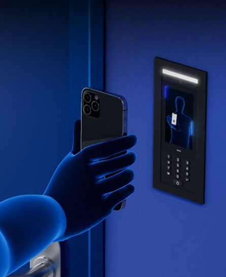 Detalle videoportero ubiquiti access intercom