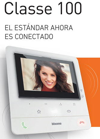 características monitor clase 100 Tegui videoportero