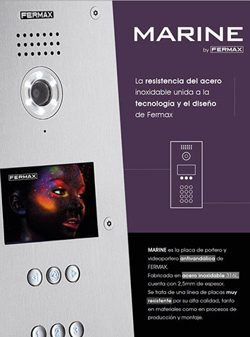 Características Placa de Videportero Fermax Marine