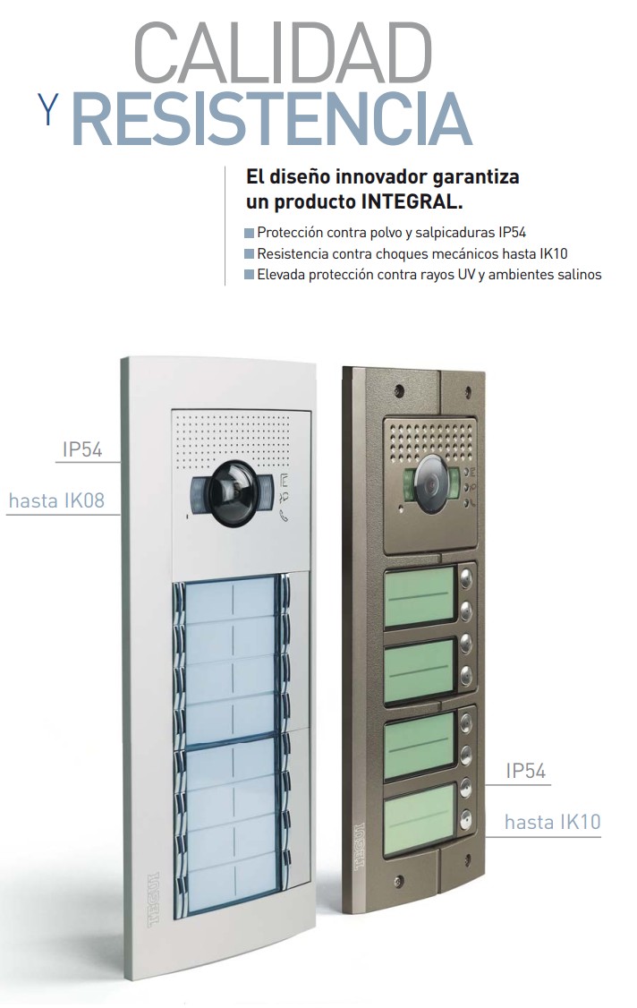 Características interfonos Tegui Sfera