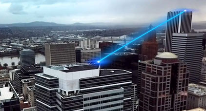 Radioenlace para comunicar edificios