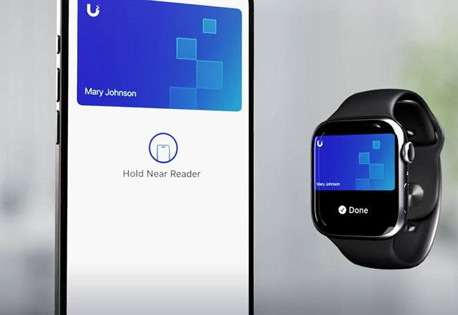 Acceso mediante smartwatch para videoporteros Ubiquiti